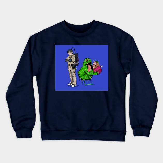 Me and Slimer Crewneck Sweatshirt by Art Of Lunatik